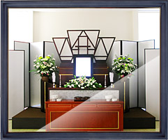 灯（ともしび） ご家族・ご親族10人でのお葬式です。